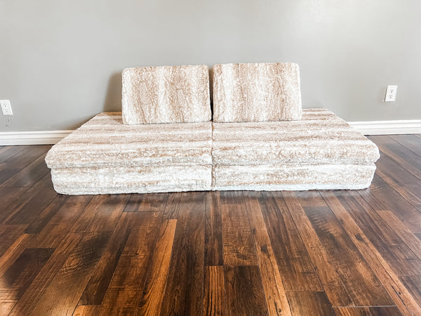 Thick Base Playcouch Cover in Minky Fabric